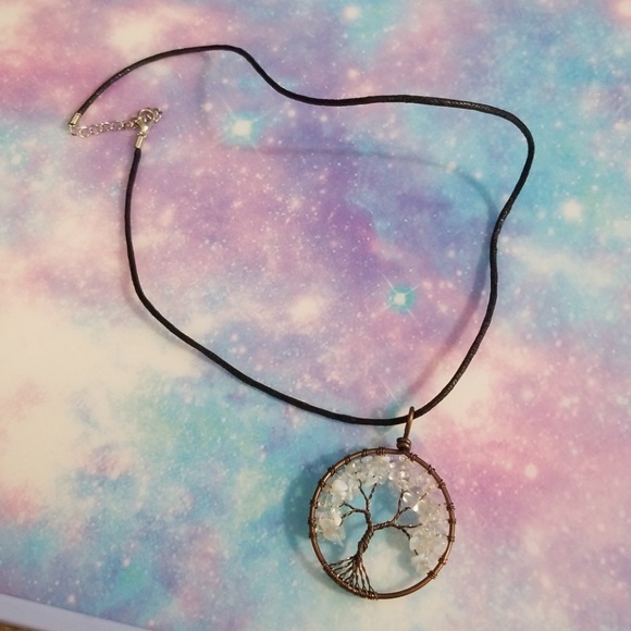 Opalite Tree Necklace - Picture 2 of 3